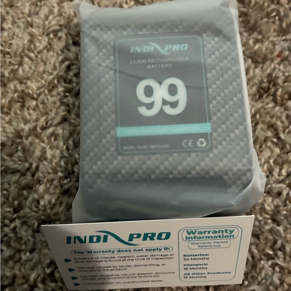indi pro Other - Black Li-Ion Rechargeable Battery